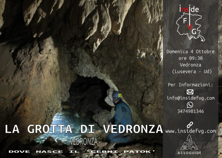 LA Grotta di Vedronza – Dove nasce il Cerni Patok